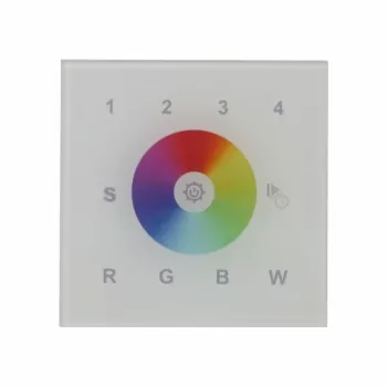 PROF RGB+W Funk Touchpanel Weiss